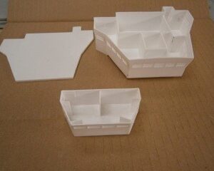 HMS Illustious Bridge sections set
