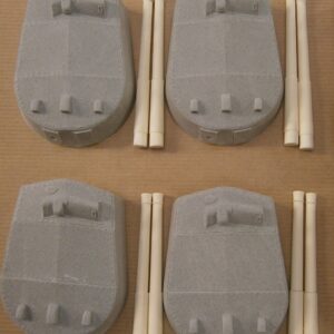 1/128th HMS Lion Main Turrets & Barrels